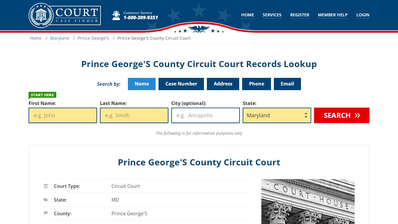 Prince George'S County Circuit Court Records | Upper Marlboro, Prince ...